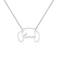 Personalized Stainless Steel DIY Cat And Dog Pet Name Necklace - EX-STOCK CANADA