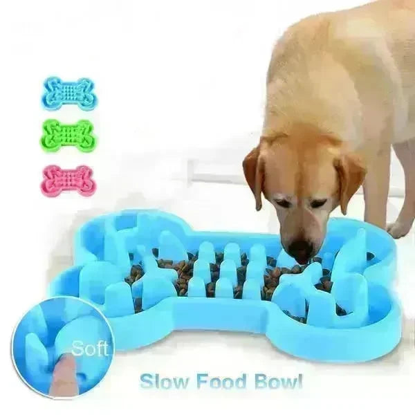 Pet Dog Slow Food Feeder Anti Choke Travel Bowl - EX-STOCK CANADA