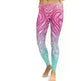 Pink+Turquoise Mandala Weave Yoga/Workout Leggings - EX-STOCK CANADA