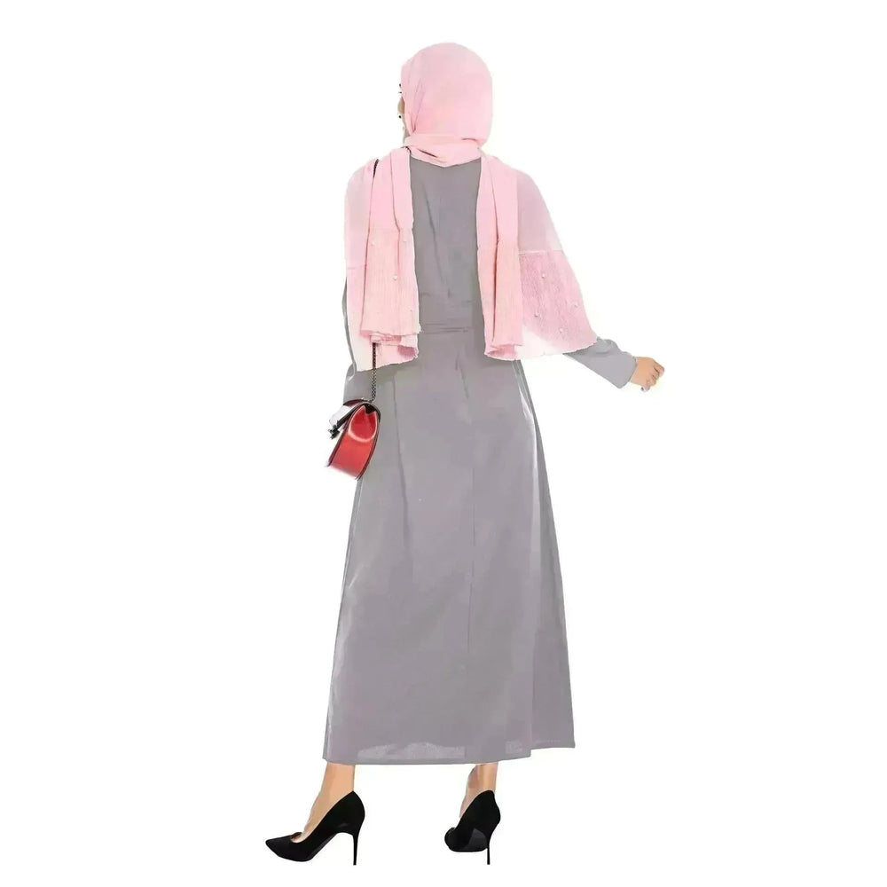 Plain Color Simple Saudi Arabian Arab Dress - EX-STOCK CANADA