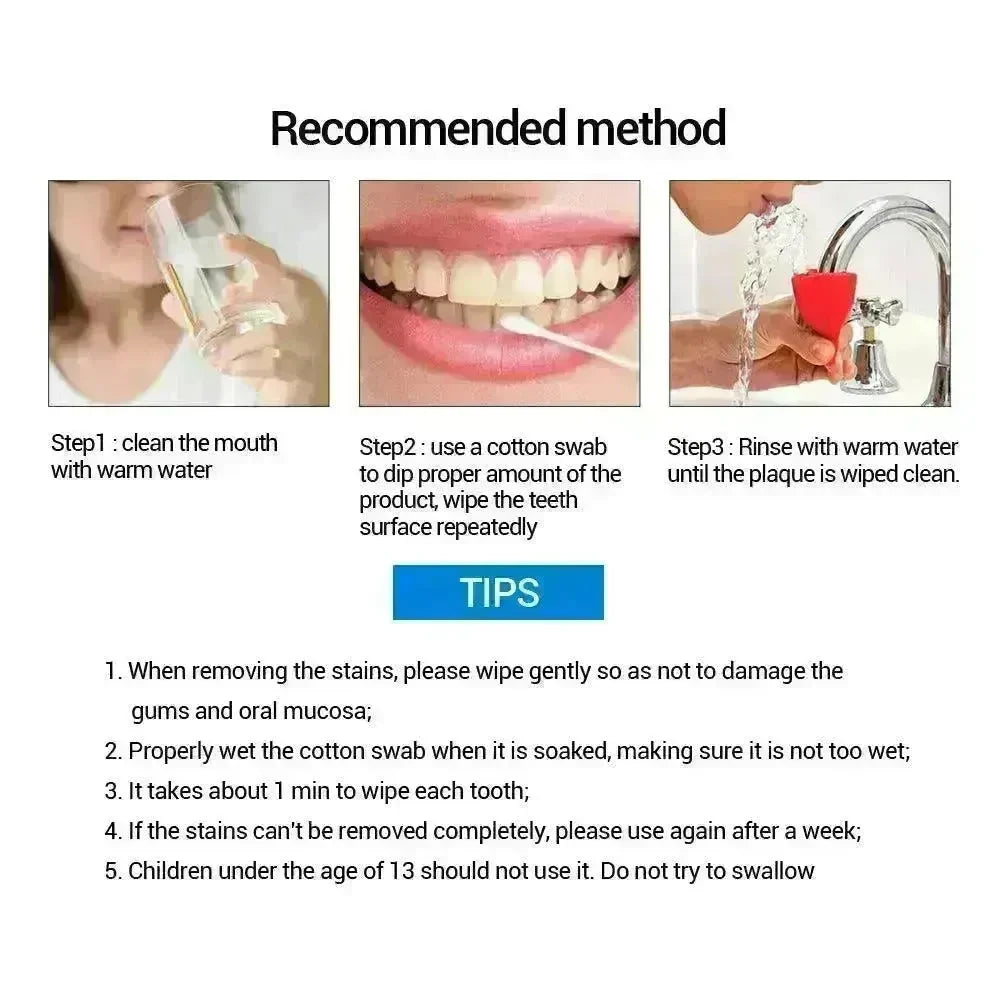 Plaque Cleansing Teeth Whitening Liquid 10ml - EX-STOCK CANADA