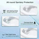 Plastic Manual Toilet Bidet set for Women Wash - EX-STOCK CANADA
