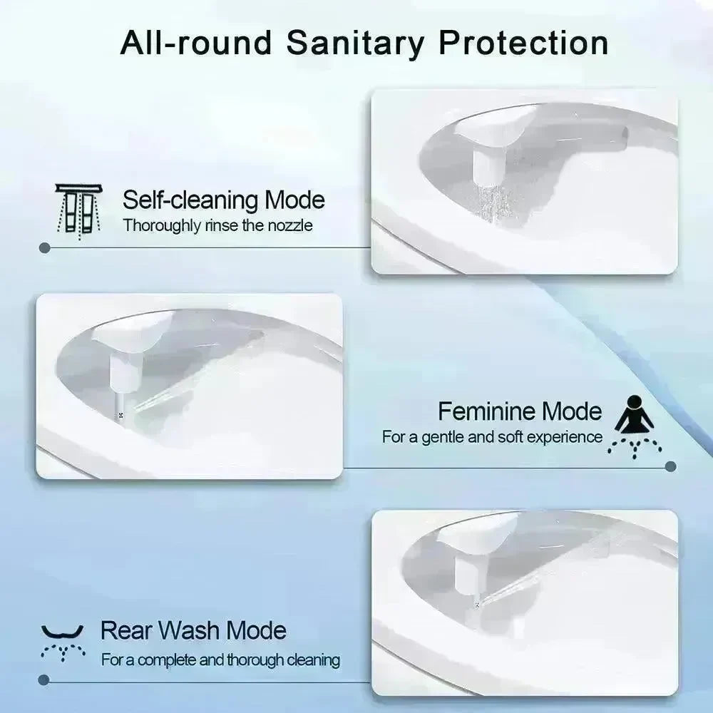 Plastic Manual Toilet Bidet set for Women Wash - EX-STOCK CANADA
