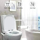 Plastic Manual Toilet Bidet set for Women Wash - EX-STOCK CANADA