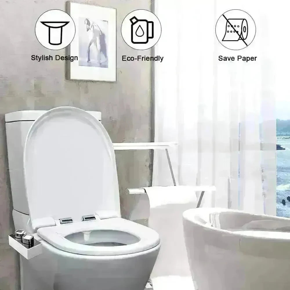 Plastic Manual Toilet Bidet set for Women Wash - EX-STOCK CANADA