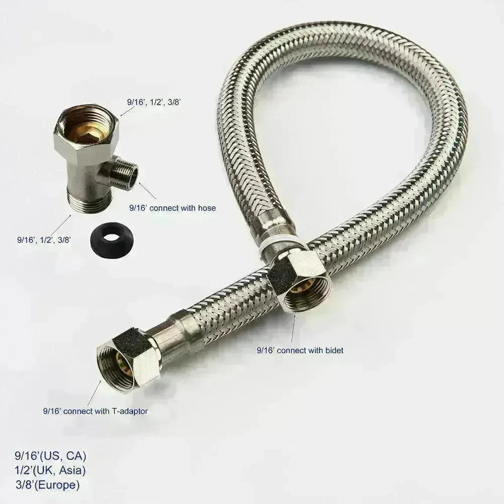 Plastic Manual Toilet Bidet set for Women Wash - EX-STOCK CANADA
