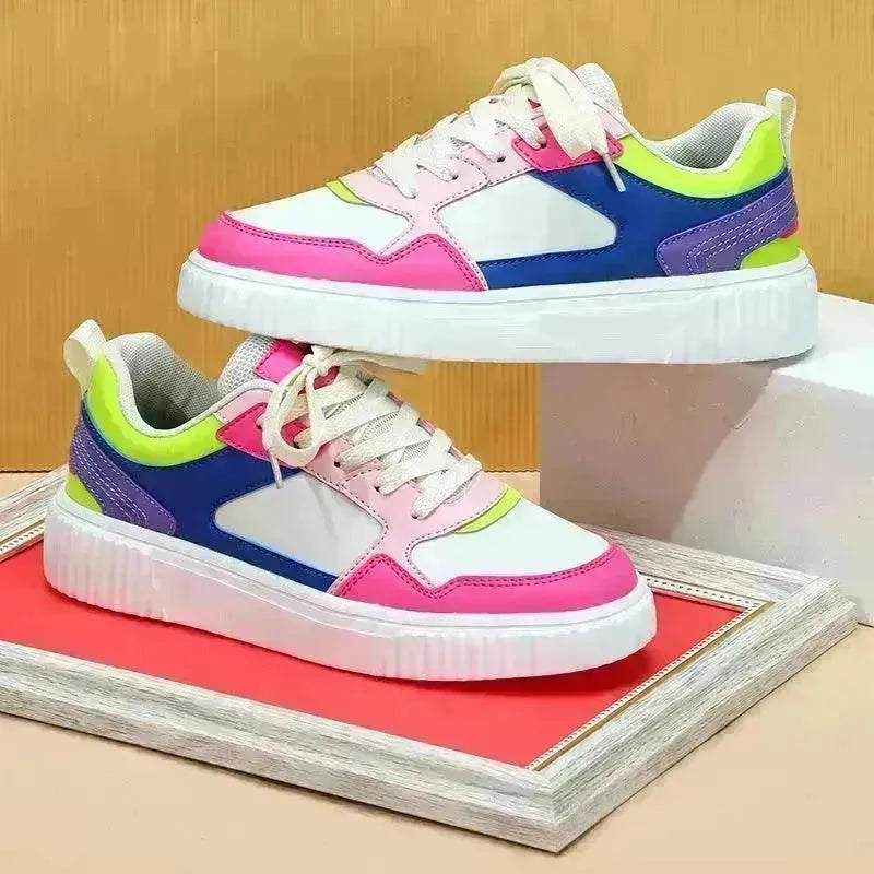 Platform Fashion Lace-up Casual Sneaker Soft Bottom Comfortable - EX-STOCK CANADA