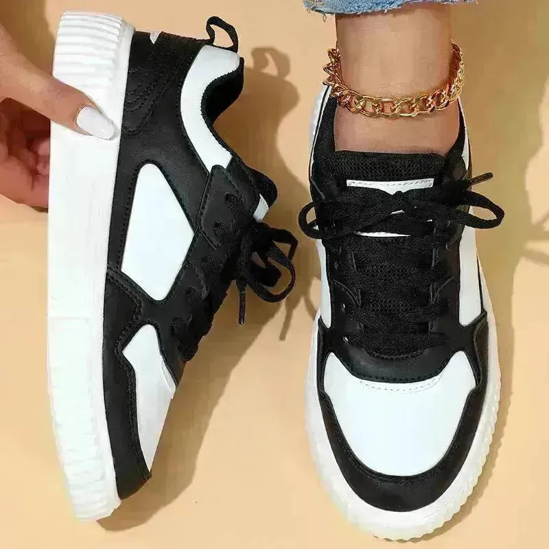 Platform Fashion Lace-up Casual Sneaker Soft Bottom Comfortable - EX-STOCK CANADA