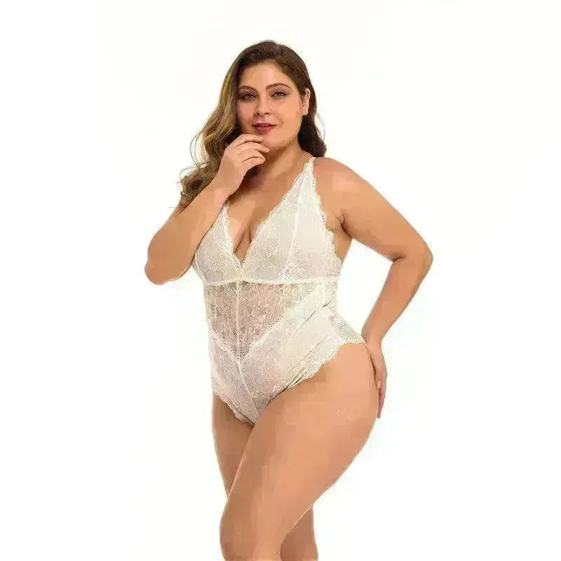 Plus Size Lace Meshsexy Lingerie - EX-STOCK CANADA