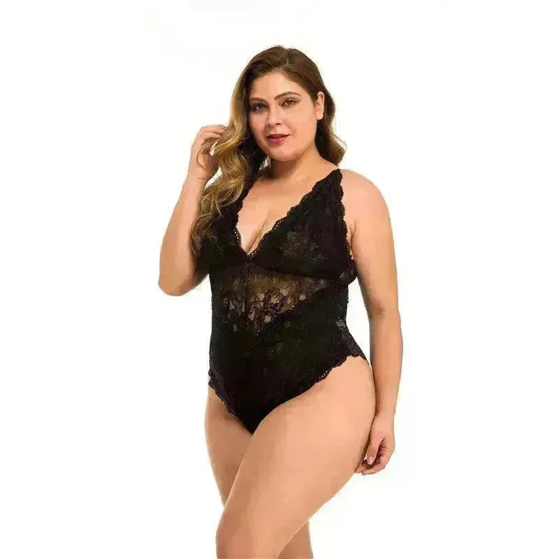 Plus Size Lace Meshsexy Lingerie - EX-STOCK CANADA