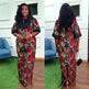 Plus Size Women's Satin Sequin Long Gown Dress - EX-STOCK CANADA