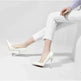 Pointed Toe Stiletto High Heels Size Patent Leather Single Shoes - EX-STOCK CANADA