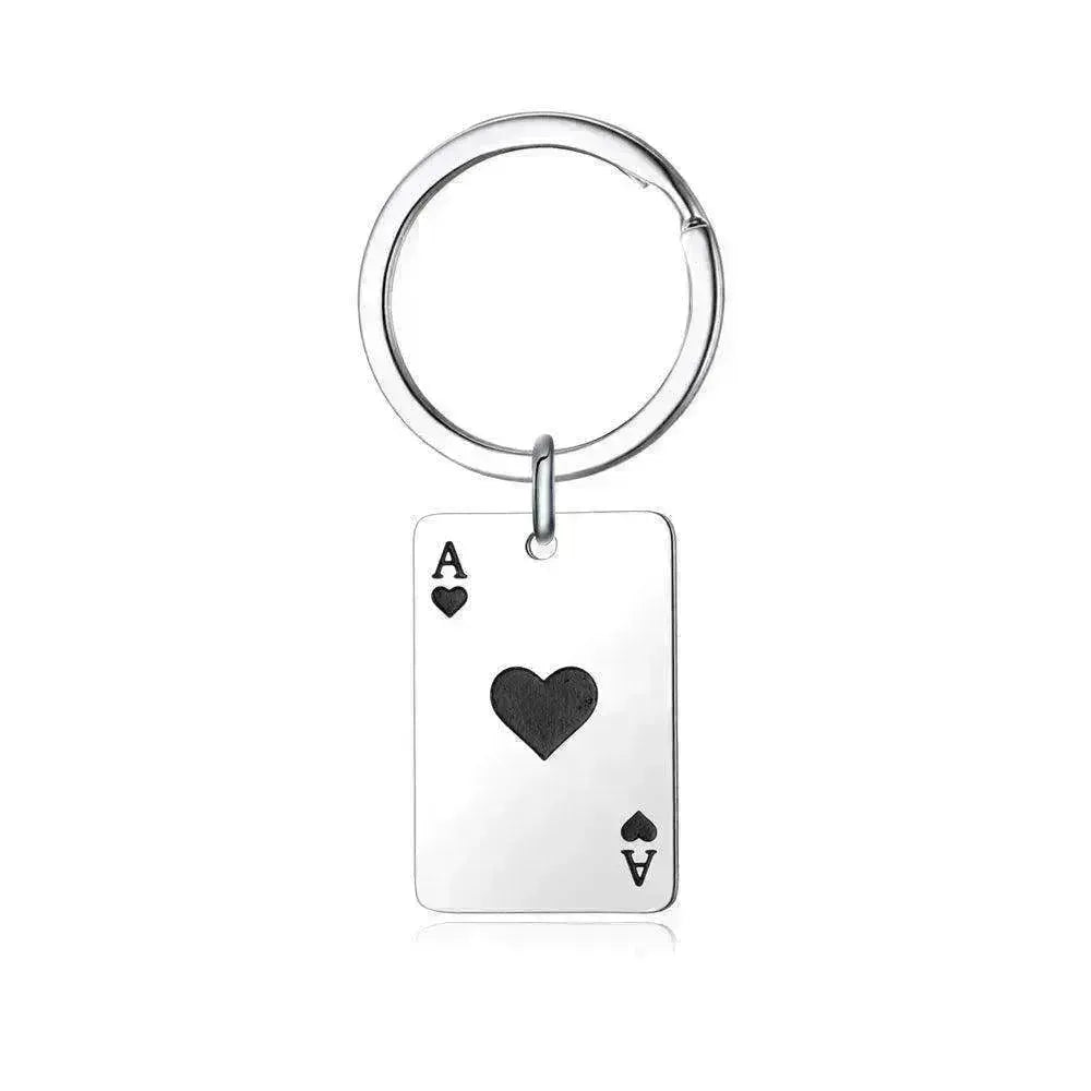 Poker Keychain Necklace - EX-STOCK CANADA