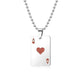 Poker Keychain Necklace - EX-STOCK CANADA