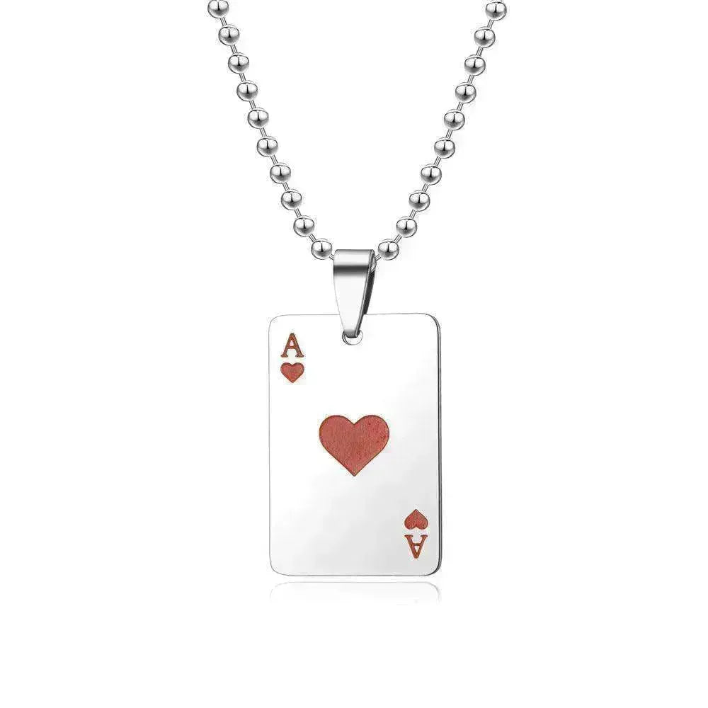 Poker Keychain Necklace - EX-STOCK CANADA