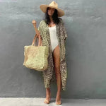 Polyester Ladies Sun Protection Resort Beach Dress Cover Up - EX-STOCK CANADA