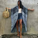 Polyester Ladies Sun Protection Resort Beach Dress Cover Up - EX-STOCK CANADA