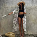 Polyester Ladies Sun Protection Resort Beach Dress Cover Up - EX-STOCK CANADA