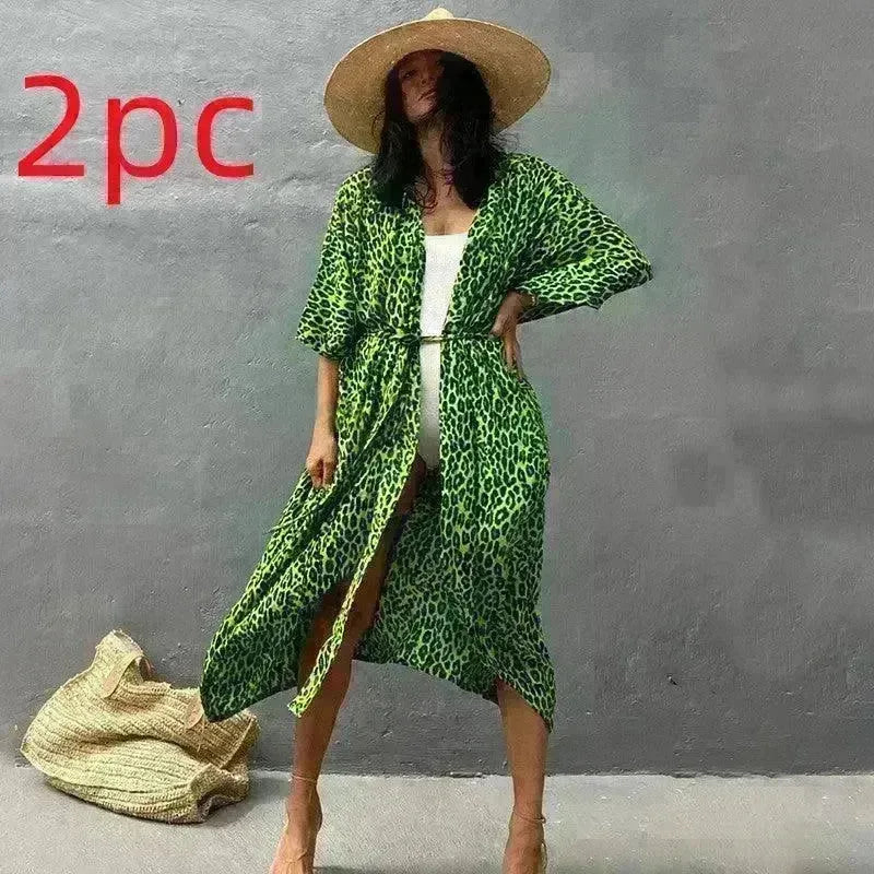 Polyester Ladies Sun Protection Resort Beach Dress Cover Up - EX-STOCK CANADA