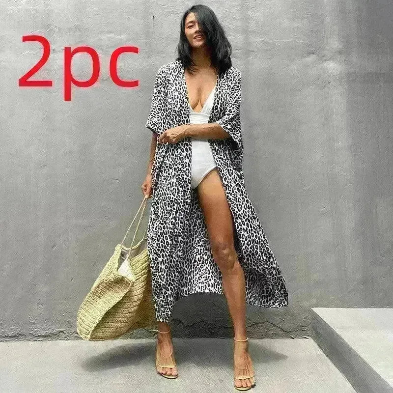 Polyester Ladies Sun Protection Resort Beach Dress Cover Up - EX-STOCK CANADA