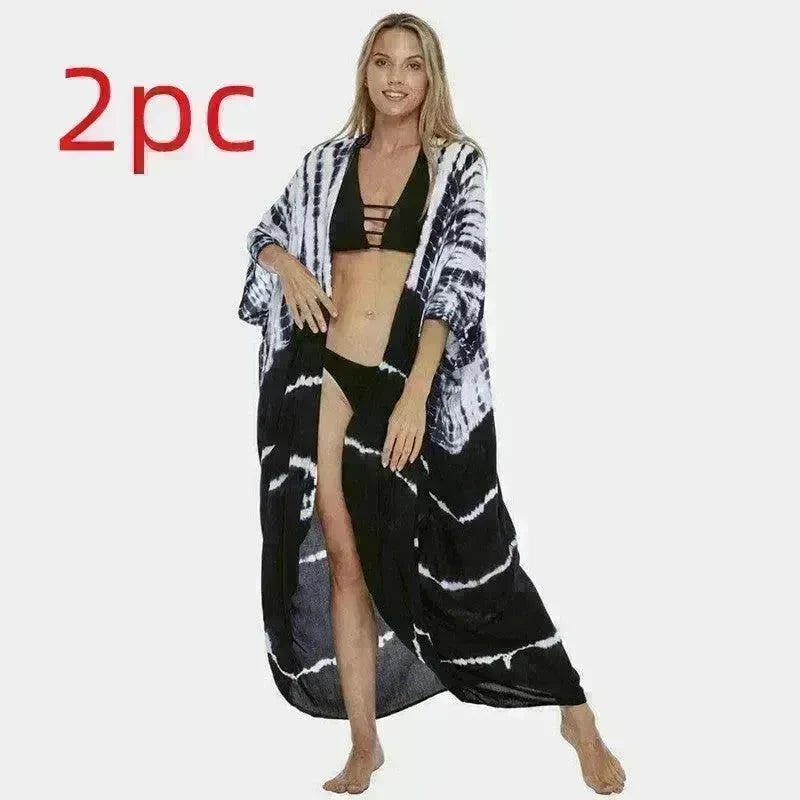 Polyester Ladies Sun Protection Resort Beach Dress Cover Up - EX-STOCK CANADA
