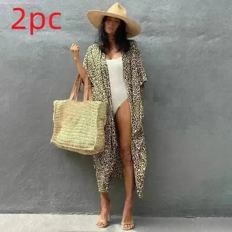 Polyester Ladies Sun Protection Resort Beach Dress Cover Up - EX-STOCK CANADA
