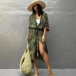 Polyester Ladies Sun Protection Resort Beach Dress Cover Up - EX-STOCK CANADA