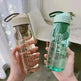 Portable Filter Screen With Sports Bottle Plastic Cup Fall Protection Strap Scale Water Bottle - EX-STOCK CANADA