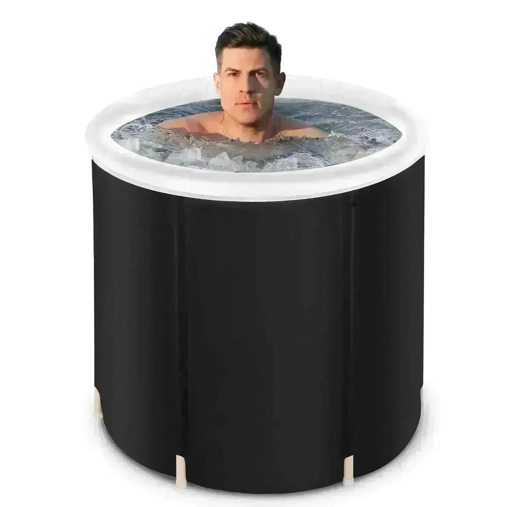 Portable Ice Tub for Athletes: Fitness Rehab, Cold Water Therapy, Outdoor Spa Bucket - EX-STOCK CANADA