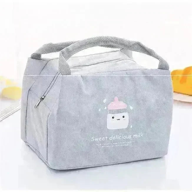 Portable Insulated Lunch Bag Box Picnic Tote Bag - EX-STOCK CANADA