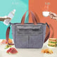 Portable Insulated Lunch Box Lunch Bag Shoulder Bags For Picnic Outdoor - EX-STOCK CANADA