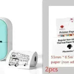 Portable Mini Thermal Label Printer Home Photo Printer Student Wrong Question Printer Bluetooth Mini Label Printer Price Tag - EX-STOCK CANADA