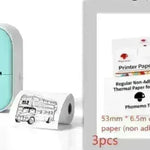 Portable Mini Thermal Label Printer Home Photo Printer Student Wrong Question Printer Bluetooth Mini Label Printer Price Tag - EX-STOCK CANADA