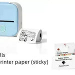 Portable Mini Thermal Label Printer Home Photo Printer Student Wrong Question Printer Bluetooth Mini Label Printer Price Tag - EX-STOCK CANADA