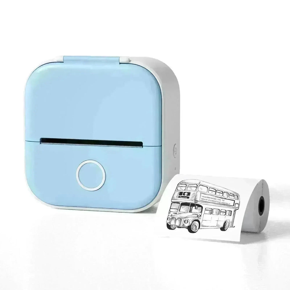 Portable Mini Thermal Label Printer Home Photo Printer Student Wrong Question Printer Bluetooth Mini Label Printer Price Tag - EX-STOCK CANADA
