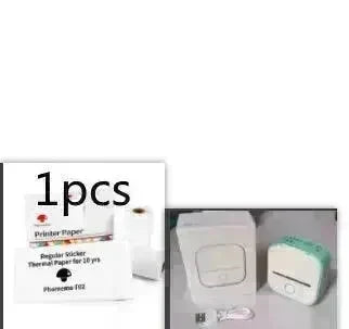 Portable Mini Thermal Label Printer Home Photo Printer Student Wrong Question Printer Bluetooth Mini Label Printer Price Tag - EX-STOCK CANADA