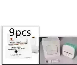 Portable Mini Thermal Label Printer Home Photo Printer Student Wrong Question Printer Bluetooth Mini Label Printer Price Tag - EX-STOCK CANADA