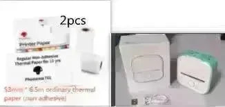 Portable Mini Thermal Label Printer Home Photo Printer Student Wrong Question Printer Bluetooth Mini Label Printer Price Tag - EX-STOCK CANADA