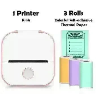 Portable Mini Thermal Label Printer Home Photo Printer Student Wrong Question Printer Bluetooth Mini Label Printer Price Tag - EX-STOCK CANADA