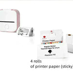 Portable Mini Thermal Label Printer Home Photo Printer Student Wrong Question Printer Bluetooth Mini Label Printer Price Tag - EX-STOCK CANADA