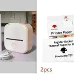 Portable Mini Thermal Label Printer Home Photo Printer Student Wrong Question Printer Bluetooth Mini Label Printer Price Tag - EX-STOCK CANADA