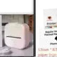 Portable Mini Thermal Label Printer Home Photo Printer Student Wrong Question Printer Bluetooth Mini Label Printer Price Tag - EX-STOCK CANADA