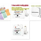 Portable Mini Thermal Label Printer Home Photo Printer Student Wrong Question Printer Bluetooth Mini Label Printer Price Tag - EX-STOCK CANADA
