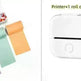 Portable Mini Thermal Label Printer Home Photo Printer Student Wrong Question Printer Bluetooth Mini Label Printer Price Tag - EX-STOCK CANADA