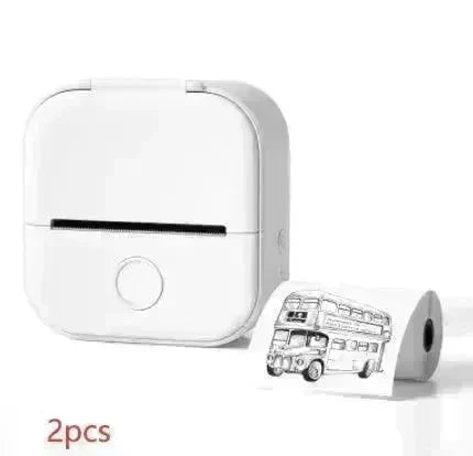 Portable Mini Thermal Label Printer Home Photo Printer Student Wrong Question Printer Bluetooth Mini Label Printer Price Tag - EX-STOCK CANADA