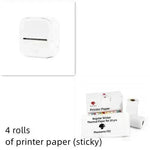 Portable Mini Thermal Label Printer Home Photo Printer Student Wrong Question Printer Bluetooth Mini Label Printer Price Tag - EX-STOCK CANADA