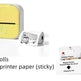 Portable Mini Thermal Label Printer Home Photo Printer Student Wrong Question Printer Bluetooth Mini Label Printer Price Tag - EX-STOCK CANADA