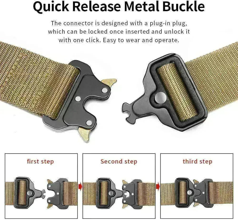 PREMIUM Men Casual Military Belt Tactical Waistband Rescue Rigger Nylon Belt USA - EX-STOCK CANADA