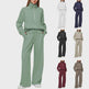 Plain Women Matching Casual Winter Tracksuit set joggers and hoodie set for women - EX-STOCK Canada