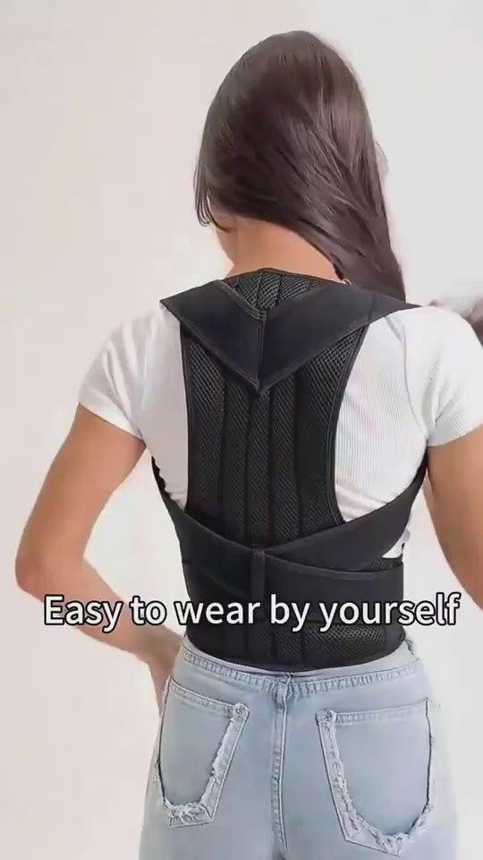Posture Corrector for Men & Women – Spine Support Brace for Humpback, Scoliosis & Back Pain (S–4XL)